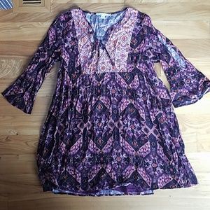 Bell sleeve dress